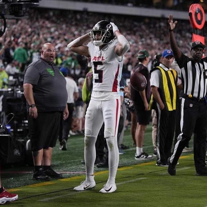 Drake London's shooting celebration violated longstanding NFL rules against violent gestures